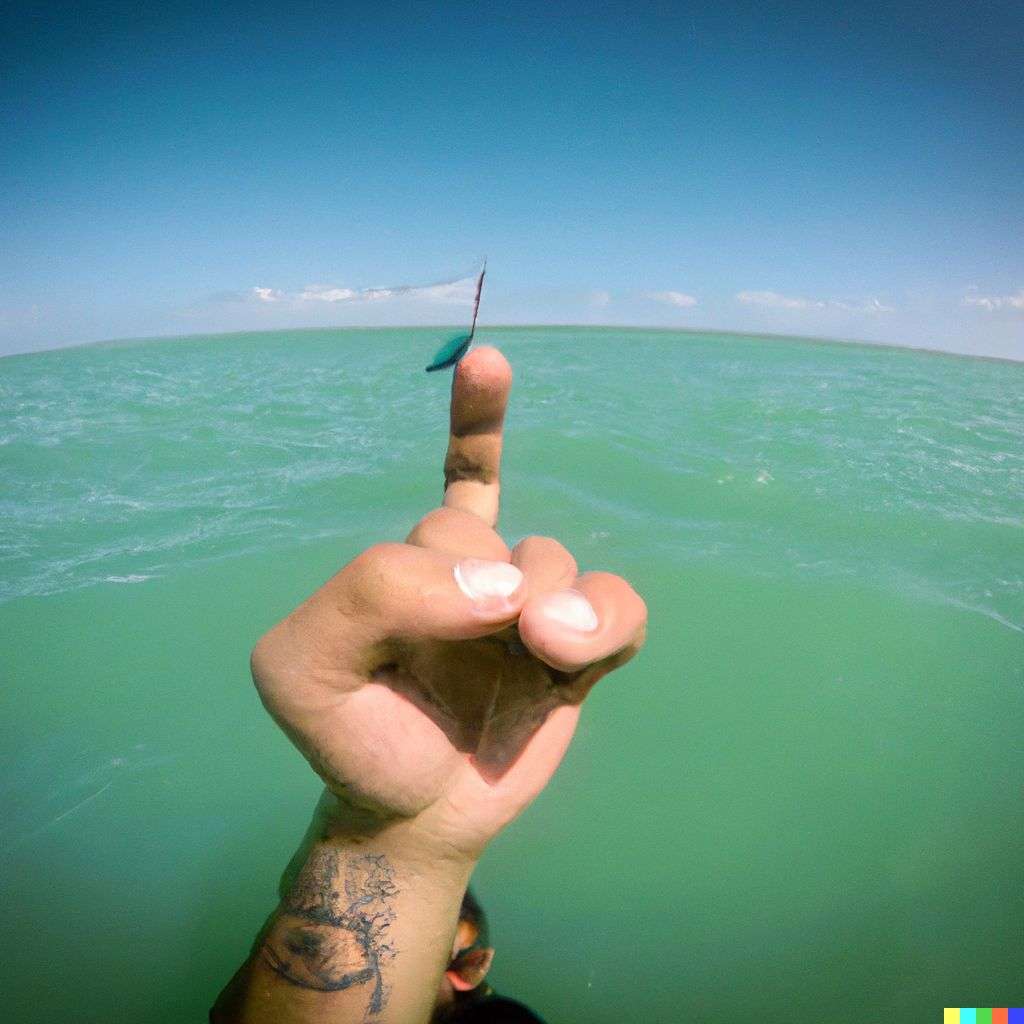 a representation of anxiety, photograph taken on a GoPro